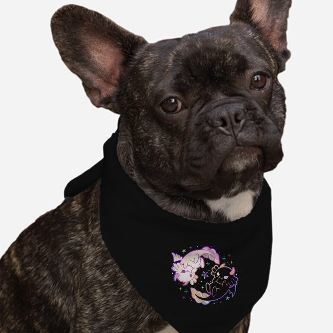 Halloween Axolotl-Dog-Bandana-Pet Collar-Vallina84