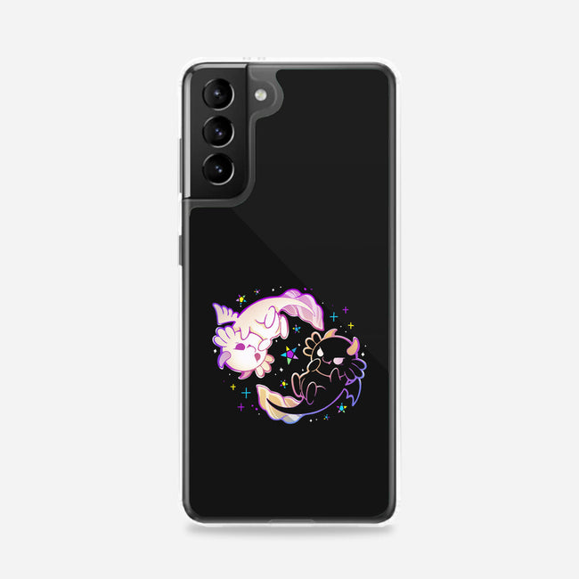 Halloween Axolotl-Samsung-Snap-Phone Case-Vallina84