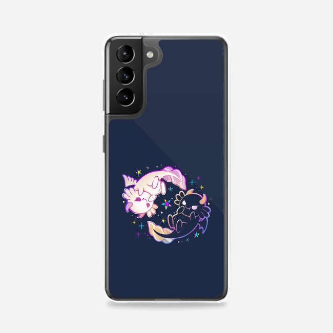 Halloween Axolotl-Samsung-Snap-Phone Case-Vallina84