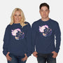 Halloween Axolotl-Unisex-Crew Neck-Sweatshirt-Vallina84