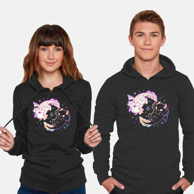 Halloween Axolotl-Unisex-Pullover-Sweatshirt-Vallina84