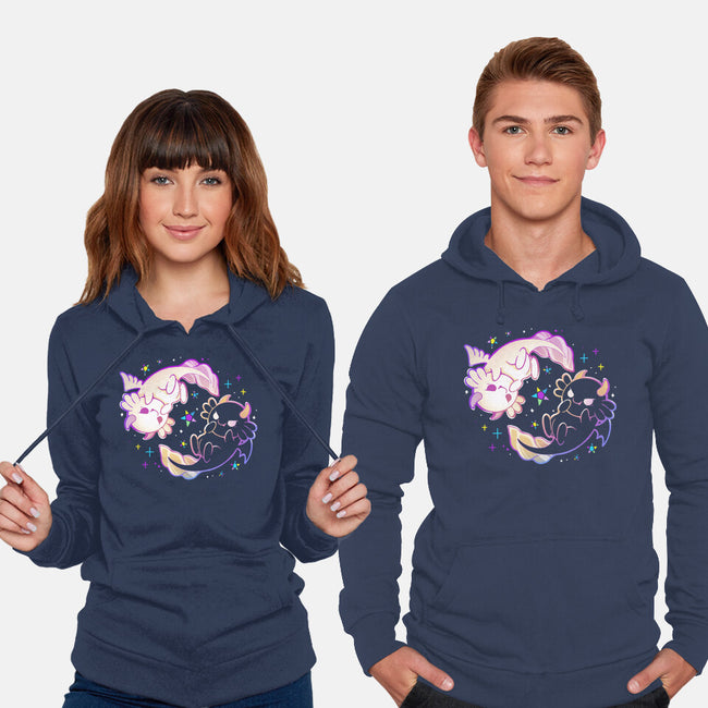 Halloween Axolotl-Unisex-Pullover-Sweatshirt-Vallina84