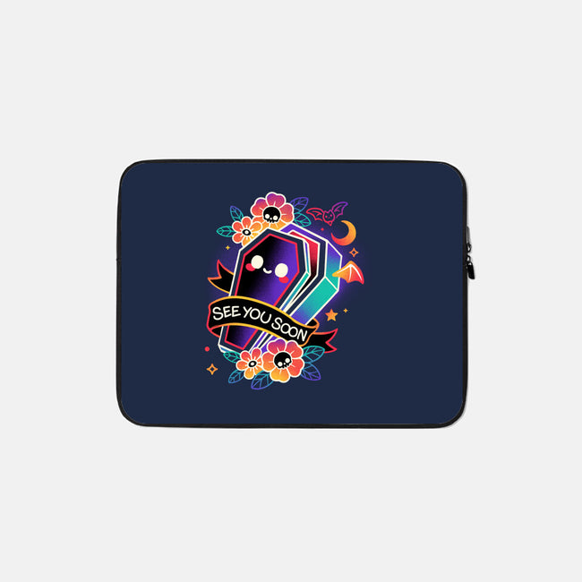 Coffin See You Soon-None-Zippered-Laptop Sleeve-NemiMakeit