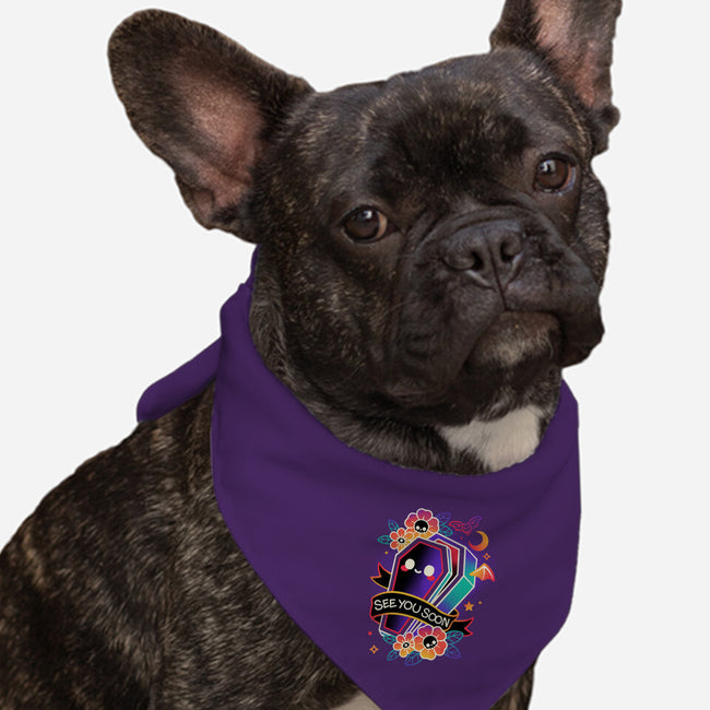 Coffin See You Soon-Dog-Bandana-Pet Collar-NemiMakeit