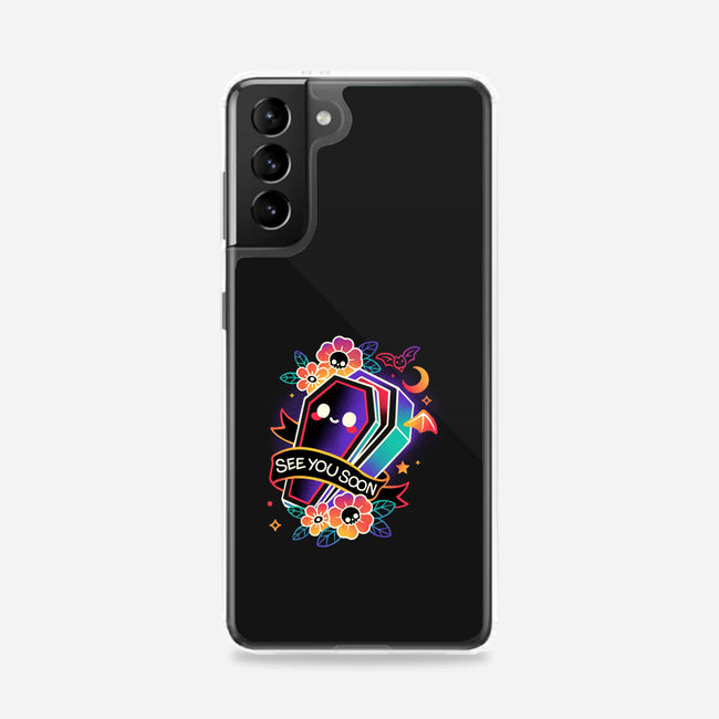 Coffin See You Soon-Samsung-Snap-Phone Case-NemiMakeit