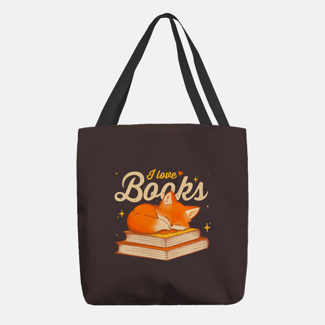 Book Kitsune-None-Basic Tote-Bag-retrodivision