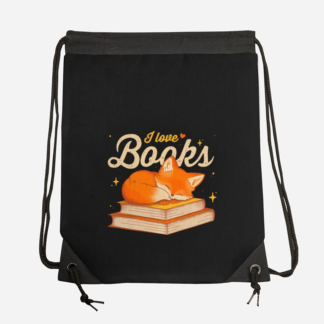 Book Kitsune-None-Drawstring-Bag-retrodivision