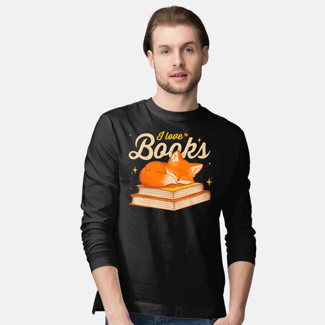 Book Kitsune-Mens-Long Sleeved-Tee-retrodivision