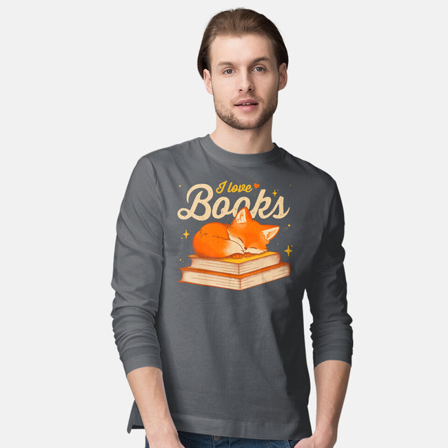 Book Kitsune-Mens-Long Sleeved-Tee-retrodivision