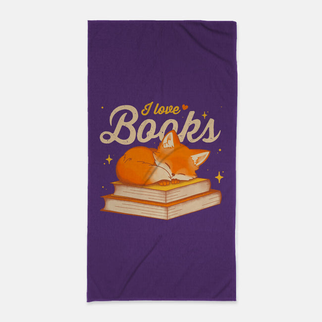 Book Kitsune-None-Beach-Towel-retrodivision