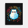 Cat Ghost Dead Inside-None-Stretched-Canvas-NemiMakeit