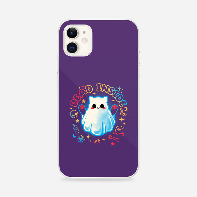 Cat Ghost Dead Inside-iPhone-Snap-Phone Case-NemiMakeit