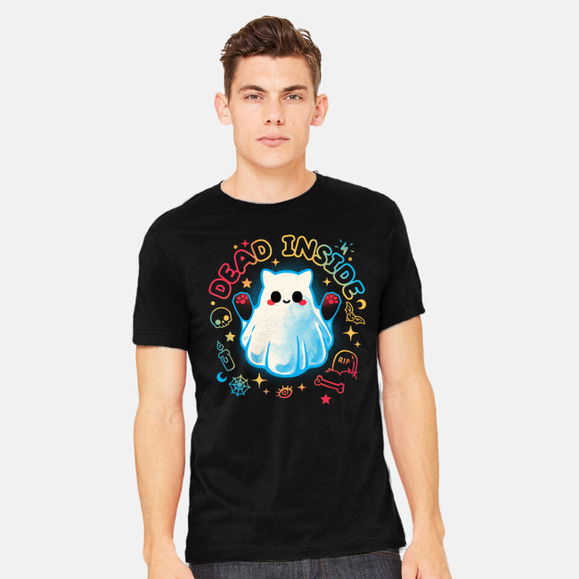 Cat Ghost Dead Inside-Mens-Heavyweight-Tee-NemiMakeit