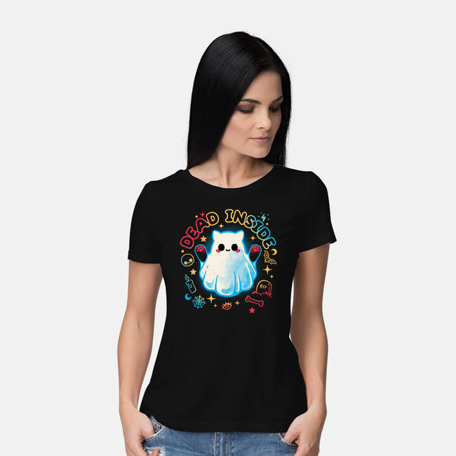 Cat Ghost Dead Inside-Womens-Basic-Tee-NemiMakeit