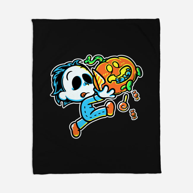Super Halloween Boy-None-Fleece-Blanket-naomori