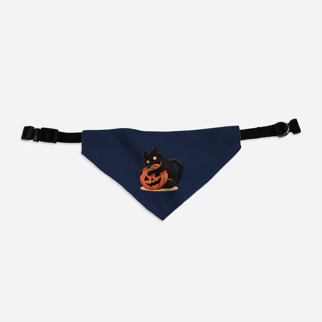 Pumpkin Embrace-Cat-Adjustable-Pet Collar-fanfreak1