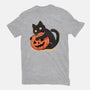 Pumpkin Embrace-Womens-Fitted-Tee-fanfreak1