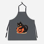 Pumpkin Embrace-Unisex-Kitchen-Apron-fanfreak1