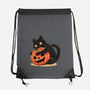 Pumpkin Embrace-None-Drawstring-Bag-fanfreak1