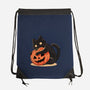 Pumpkin Embrace-None-Drawstring-Bag-fanfreak1