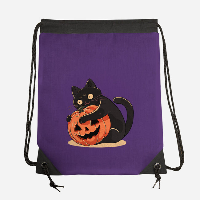 Pumpkin Embrace-None-Drawstring-Bag-fanfreak1