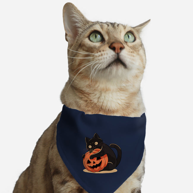 Pumpkin Embrace-Cat-Adjustable-Pet Collar-fanfreak1