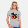 Pumpkin Embrace-Womens-Fitted-Tee-fanfreak1