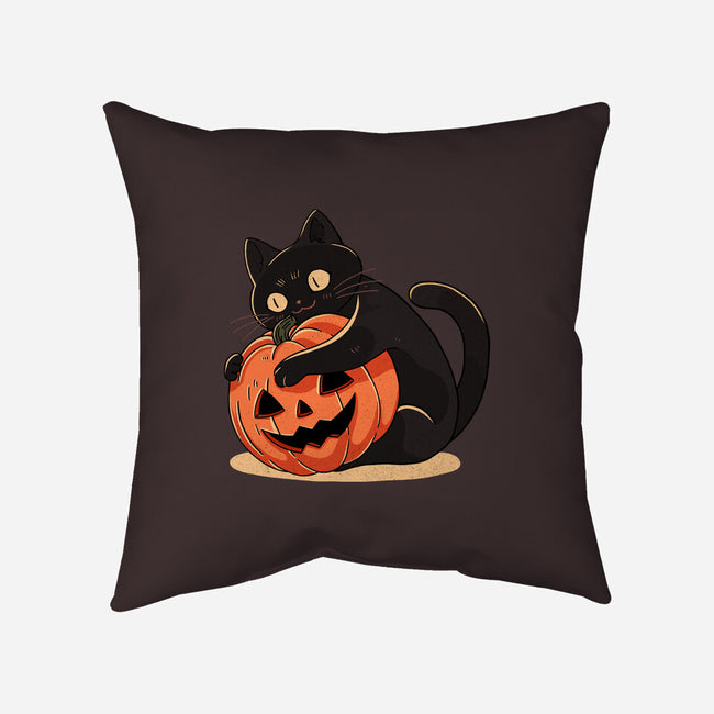 Pumpkin Embrace-None-Removable Cover w Insert-Throw Pillow-fanfreak1