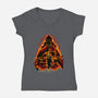 Special Grade Villain-Womens-V-Neck-Tee-hypertwenty