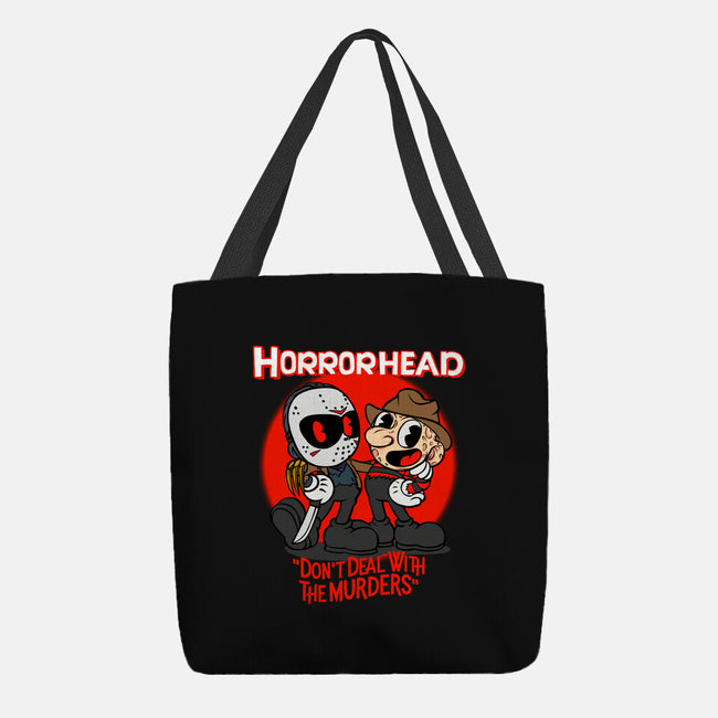Horrorhead-None-Basic Tote-Bag-joerawks