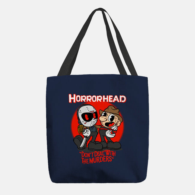 Horrorhead-None-Basic Tote-Bag-joerawks