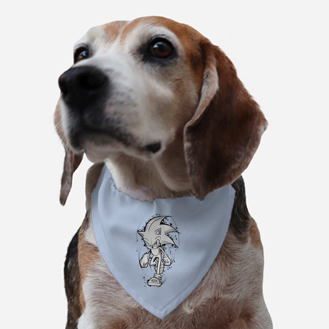 Runner Sketch-Dog-Adjustable-Pet Collar-nickzzarto