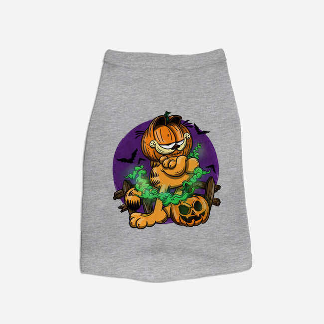 Garfield Halloween-Dog-Basic-Pet Tank-By Berto