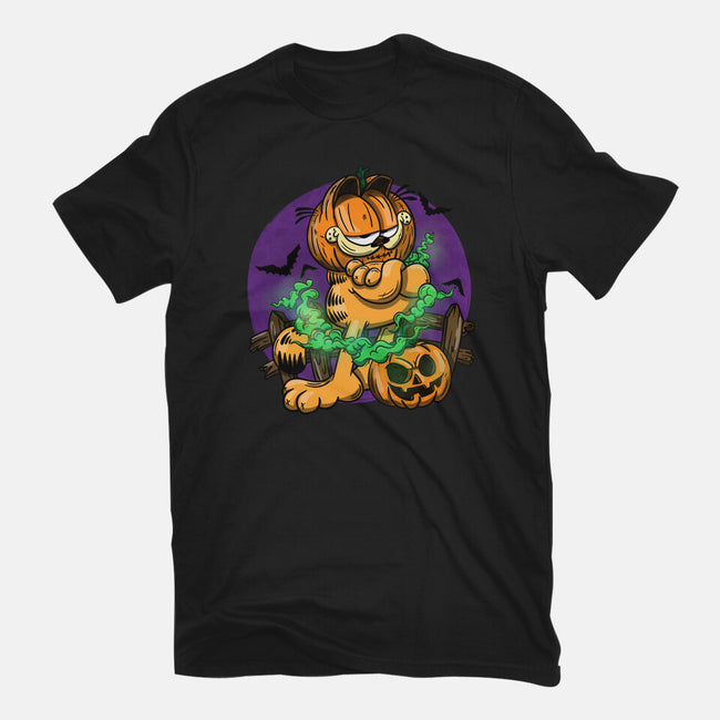 Garfield Halloween-Mens-Basic-Tee-By Berto