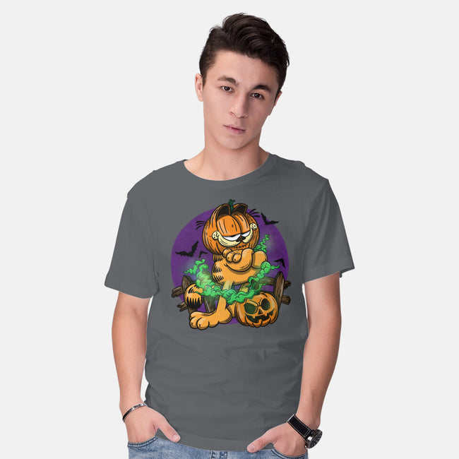 Garfield Halloween-Mens-Basic-Tee-By Berto