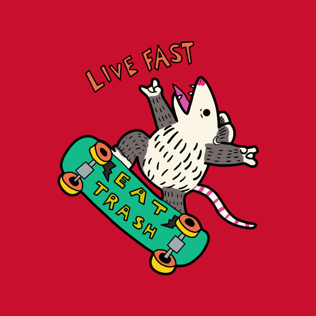 Skate And Eat Trash-Dog-Basic-Pet Tank-MaxoArt