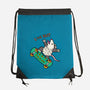 Skate And Eat Trash-None-Drawstring-Bag-MaxoArt