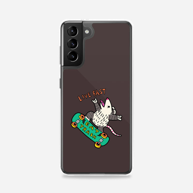 Skate And Eat Trash-Samsung-Snap-Phone Case-MaxoArt