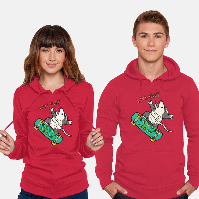 Skate And Eat Trash-Unisex-Pullover-Sweatshirt-MaxoArt