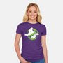 No Ghosts!-Womens-Fitted-Tee-dalethesk8er