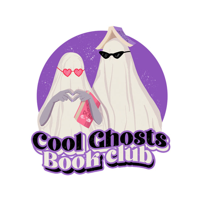 Cool Ghosts Book Club-None-Non-Removable Cover w Insert-Throw Pillow-Paola Locks