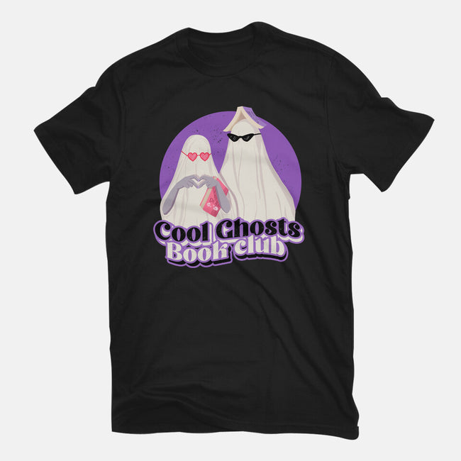 Cool Ghosts Book Club-Mens-Heavyweight-Tee-Paola Locks