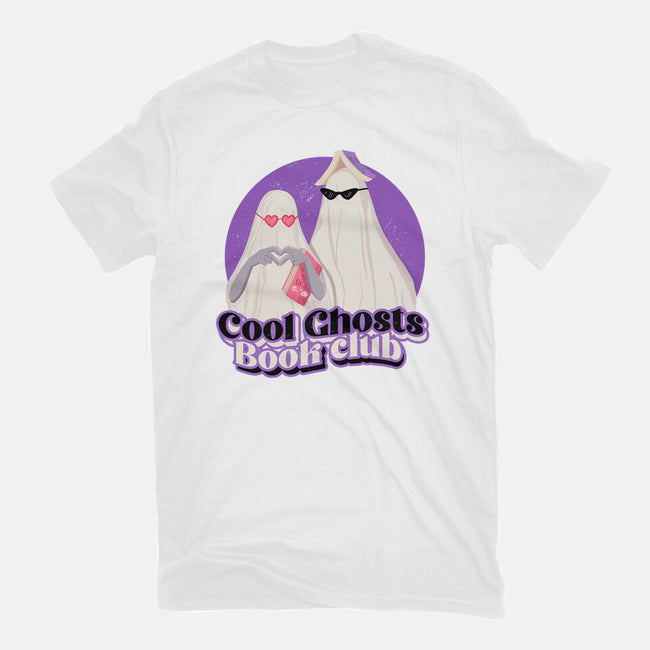 Cool Ghosts Book Club-Unisex-Basic-Tee-Paola Locks