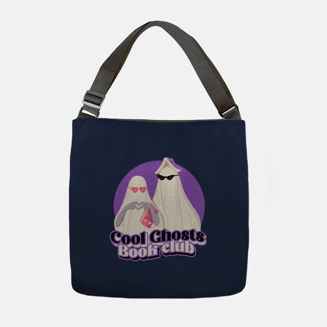 Cool Ghosts Book Club-None-Adjustable Tote-Bag-Paola Locks