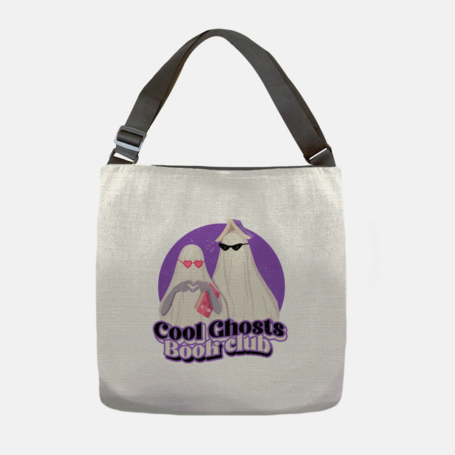 Cool Ghosts Book Club-None-Adjustable Tote-Bag-Paola Locks