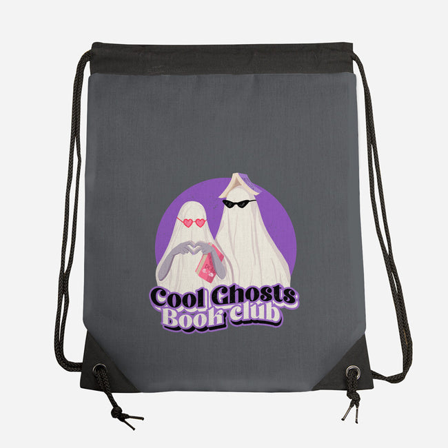 Cool Ghosts Book Club-None-Drawstring-Bag-Paola Locks