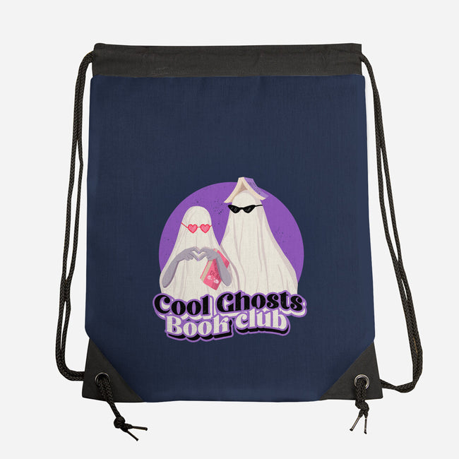 Cool Ghosts Book Club-None-Drawstring-Bag-Paola Locks