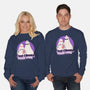 Cool Ghosts Book Club-Unisex-Crew Neck-Sweatshirt-Paola Locks