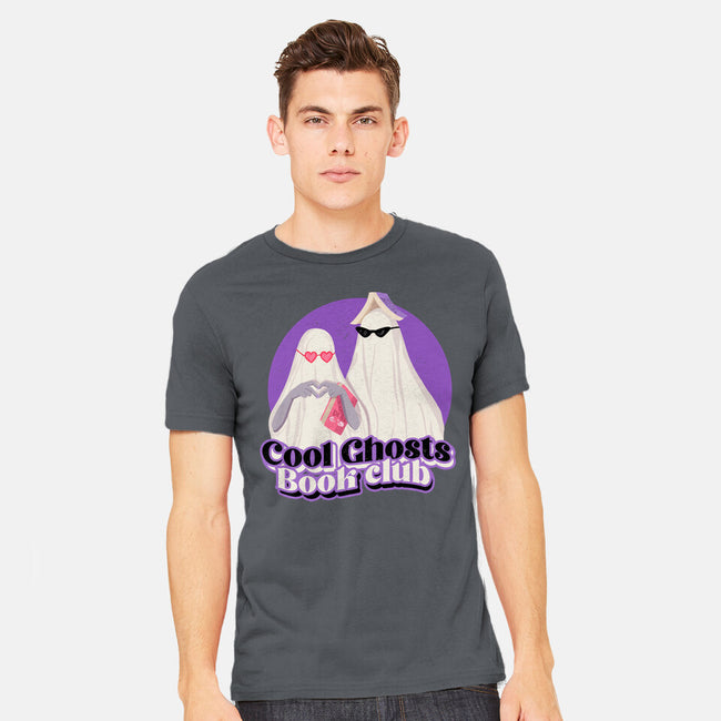 Cool Ghosts Book Club-Mens-Heavyweight-Tee-Paola Locks