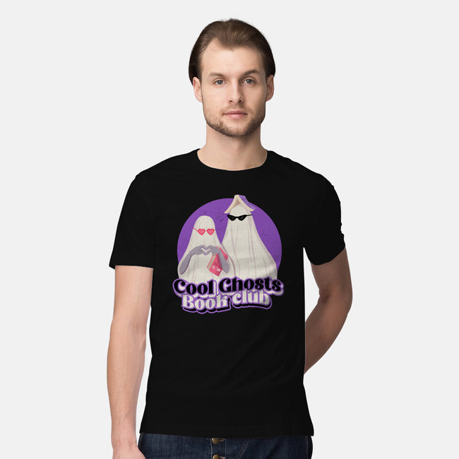 Cool Ghosts Book Club-Mens-Premium-Tee-Paola Locks